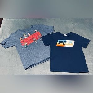 Youth Boys Stranger Things and Fila T-Shirts